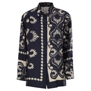 Weekend Maxmara Women Wkdlastra - Printed Silk Patchwork Shirt